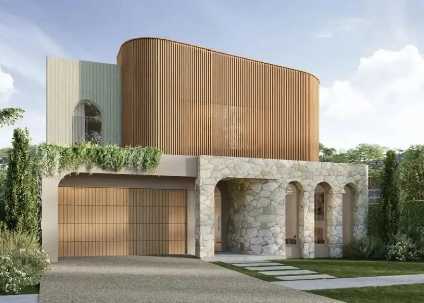 Desain Rumah Minimalis 2 Lantai dengan Fasad Netral